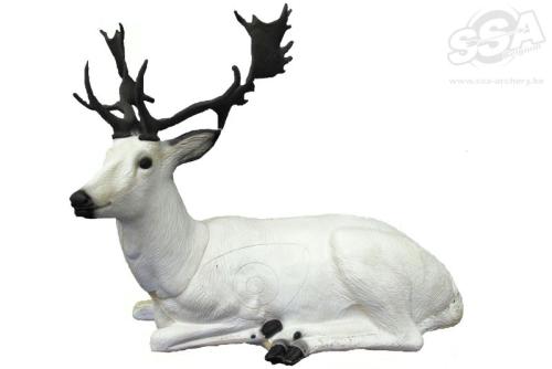 SRT - Cible 3D Daim couché blanc