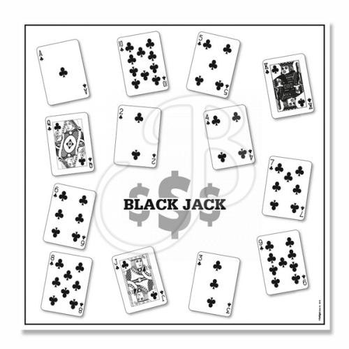 KRUEGER - Blason Loisir Black Jack 63x63cm