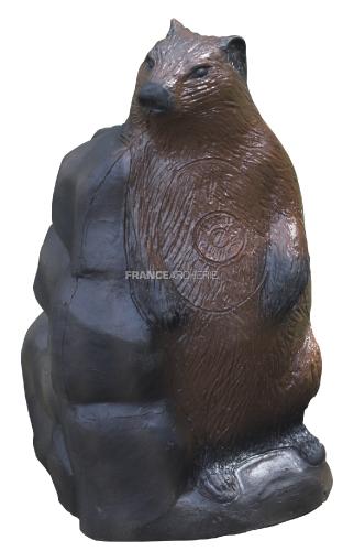 A.A. Cible 3D Marmotte debout